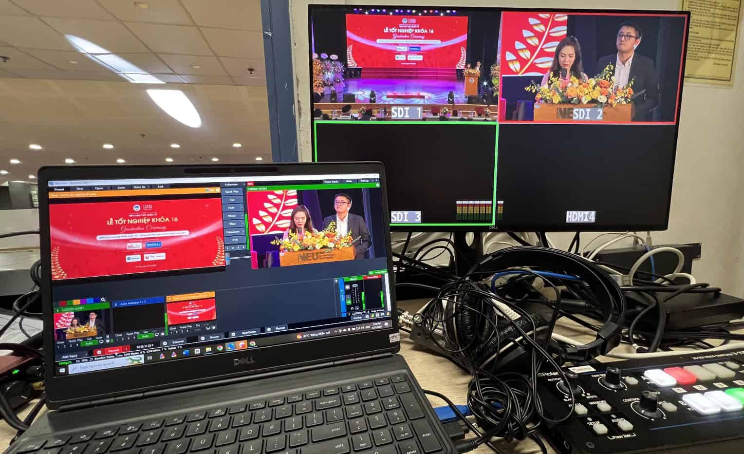 Quay livestream sự kiện