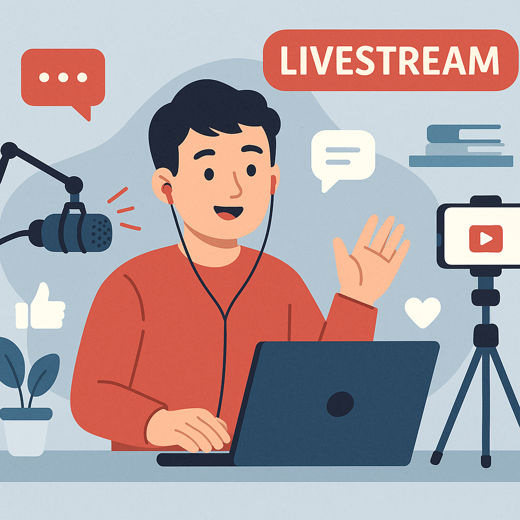 cach livestream