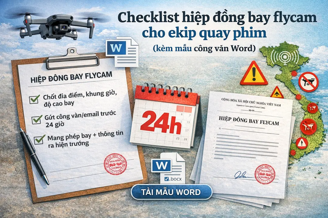 Hiệp đồng bay flycam