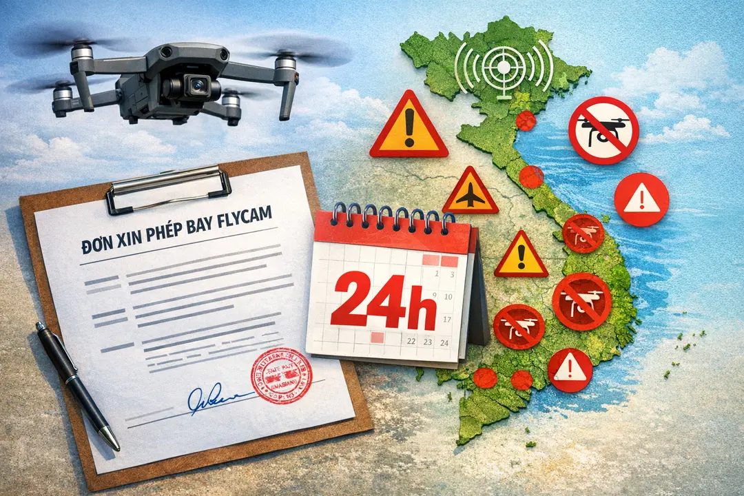 Cấp phép bay flycam