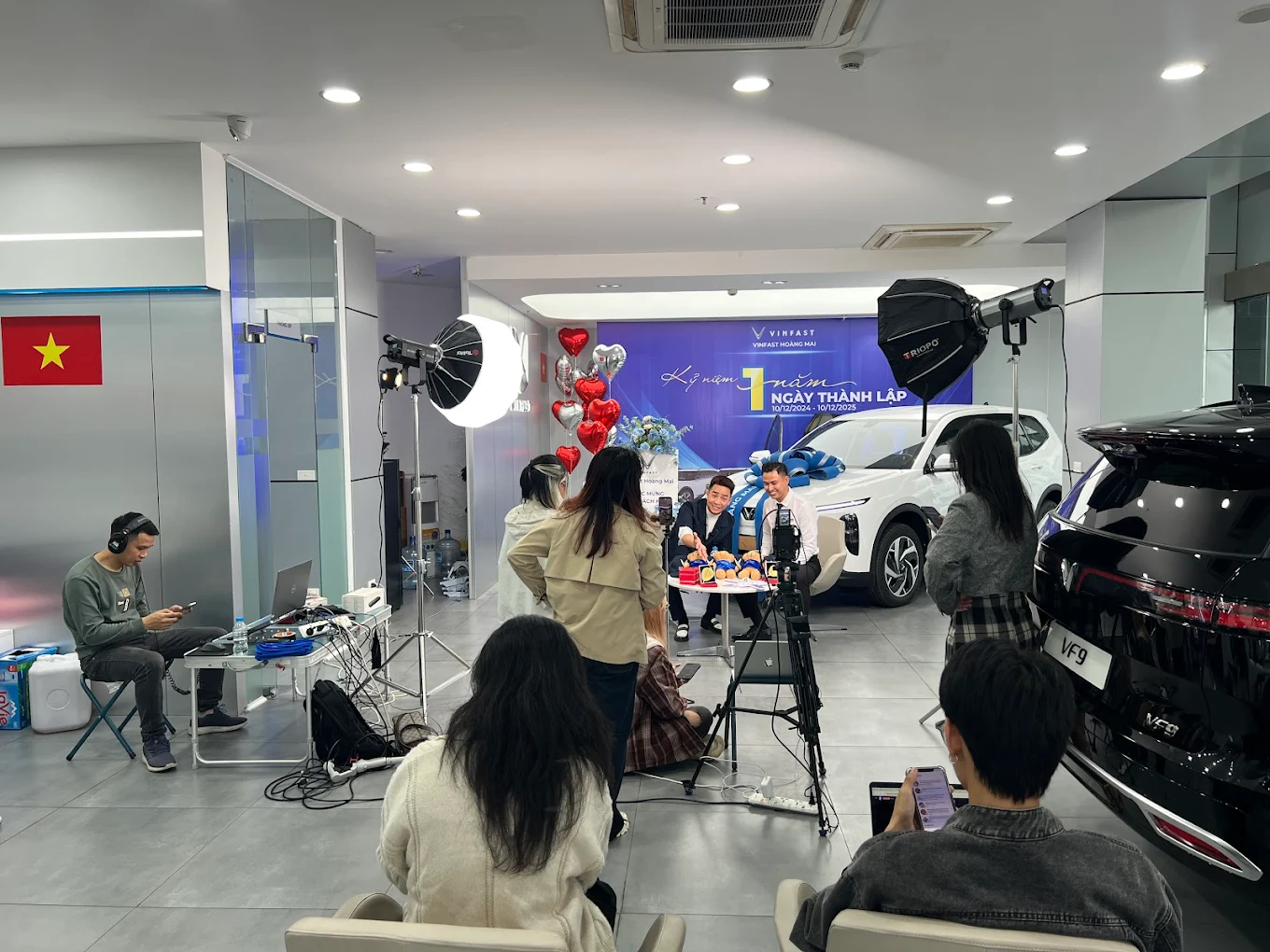 Khảo sát và setup thiết bị trước sự kiện