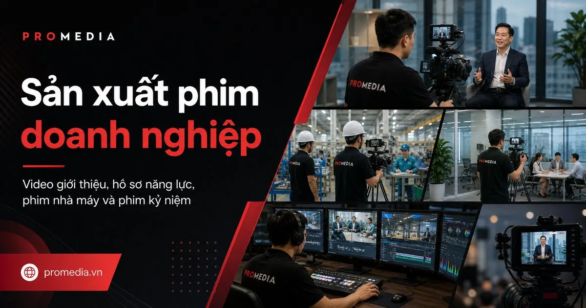 Dịch vụ sản xuất phim doanh nghiệp ProMedia