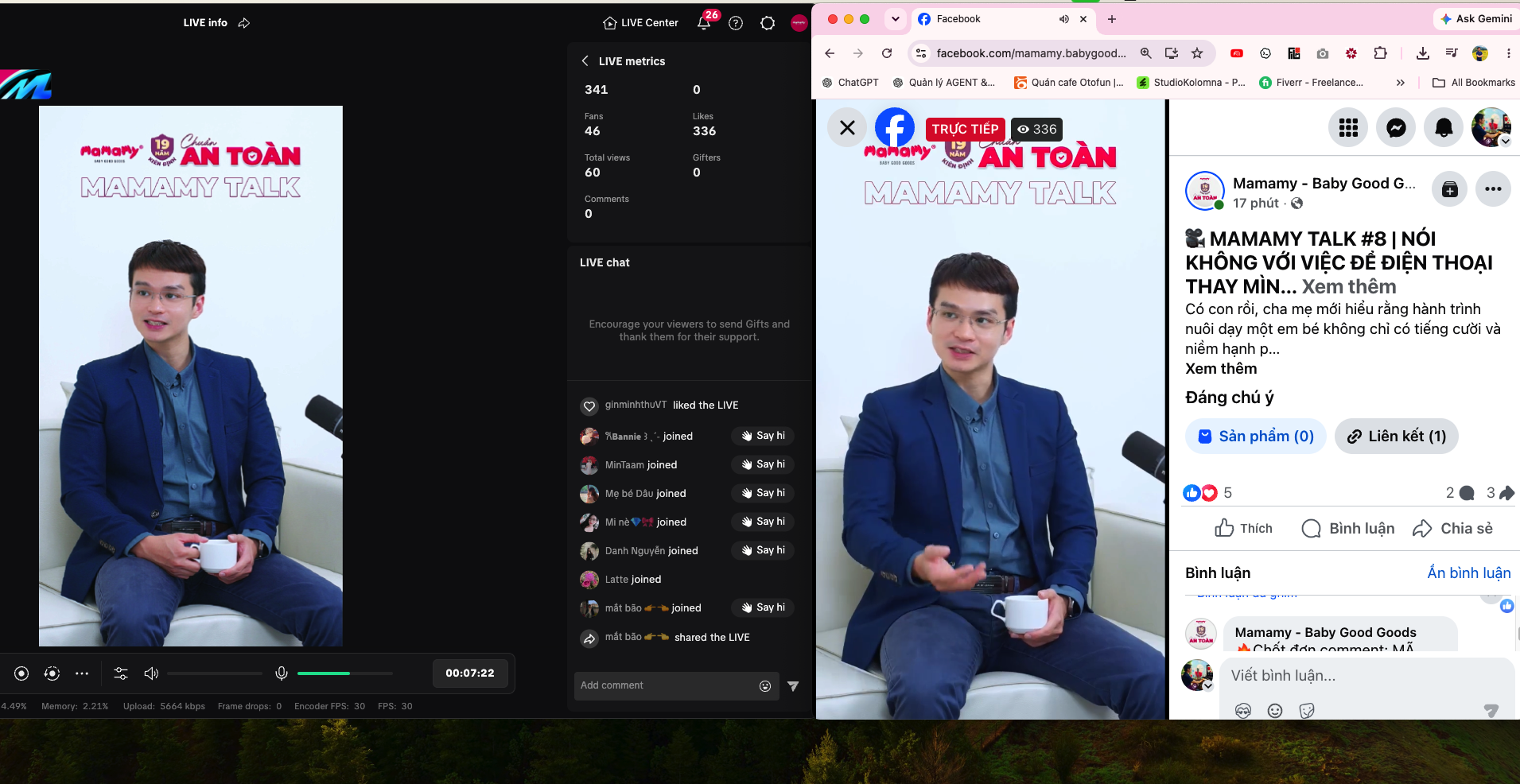 kết nối OBS với TikTok LIVE Studio
