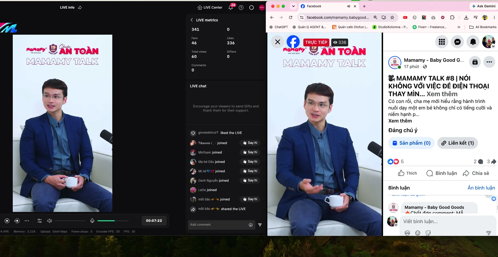 kết nối OBS với TikTok LIVE Studio