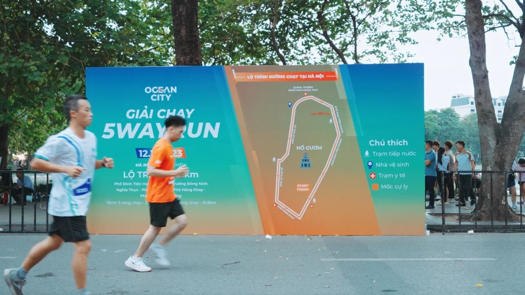Quay phim giải chạy